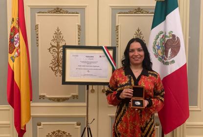 Entrega la SRE a egresada de UdeG el reconocimiento  “Mexicanos Distinguidos 2020”