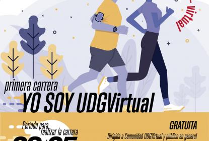 Invita UDGVirtual a participar en su primera carrera virtual de 5 y 10 kilómetros