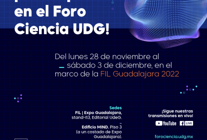 Lanza UdeG la primera edición del Foro Ciencia UDG