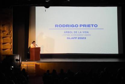Culmina 13° edición del GLAFF con reconocimiento a Rodrigo Prieto