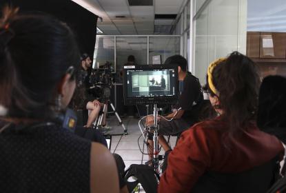 CUGuadalajara, el set de la nueva película de Nancy Cruz
