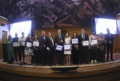 Entregan el Premio Universitario de Derechos Humanos 2024