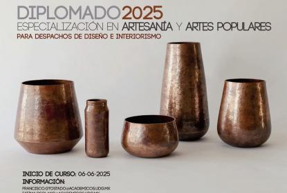 CUTonalá oferta diplomado en artesanía y artes populares para despacho de diseño e interiorismo 