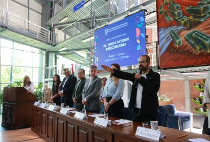 Rinde protesta el doctor Marco Antonio Núñez Becerra, nuevo Rector del CUCiénega