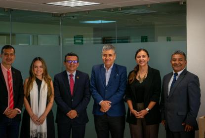 Delegación colombiana de la Universidad del Cauca intercambia diálogo con UdeG