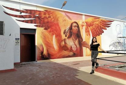 Crean mural “Puente vivo” en el CUAAD sede Artes 