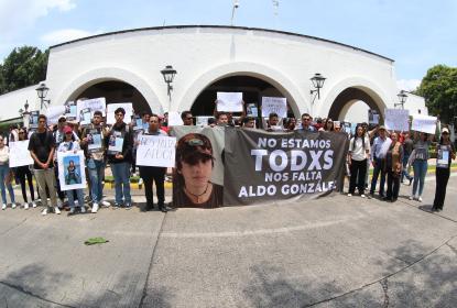 Exigen la aparición con vida de Aldo González