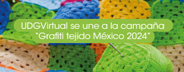Cartel de Participa en la campaña: Grafiti tejido México 2024