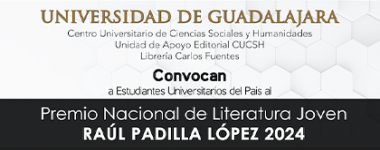 Cartel del Premio Nacional de Literatura Joven Raúl Padilla López 2024