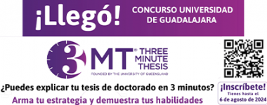 Cartel del Concurso Universidad de Guadalajara 3MT 2024
