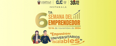 Cartel de la 6ta Semana del Emprendedor