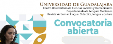 Cartel de la convocatoria a participar en la Revista Verbum et Lingua: Didáctica, lengua y cultura (Edición 26 julio-diciembre de 2025)