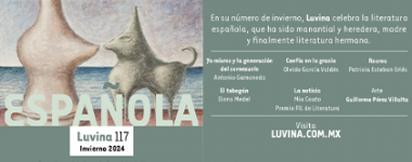 Cartel de la Revista Luvina 117, invierno 2024