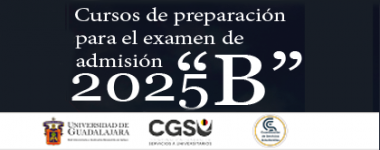 Cartel de los Cursos de preparación para el examen de admisión 2025B