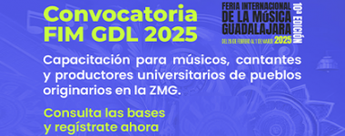 Cartel de la convocatoria FIM GDL 2025