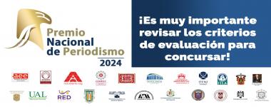 Cartel del Premio Nacional de Periodismo 2024