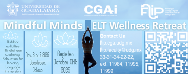 Cartel de la Jornada de Formación "Mindful Minds: ELT Wellness Retreat" 2025