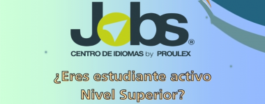 Cartel de la convocatoria ¿Eres estudiante activo Nivel Superior?