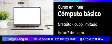 Cartel del Curso en línea: Cómputo básico
