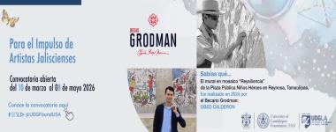 Cartel de la Beca Grodman para el impulso de artistas jaliscienses 2026