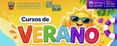 Cartel de los Cursos de verano CUCostaSur 2026