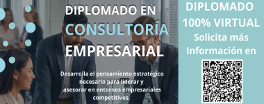 Cartel del Diplomado Virtual en Consultoría Empresarial