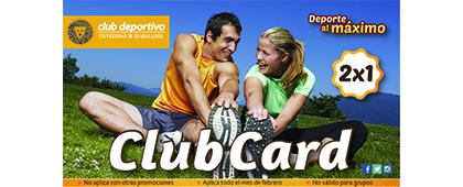 Cartel informativo sobre el 2x1 en tu tarjeta Club Card